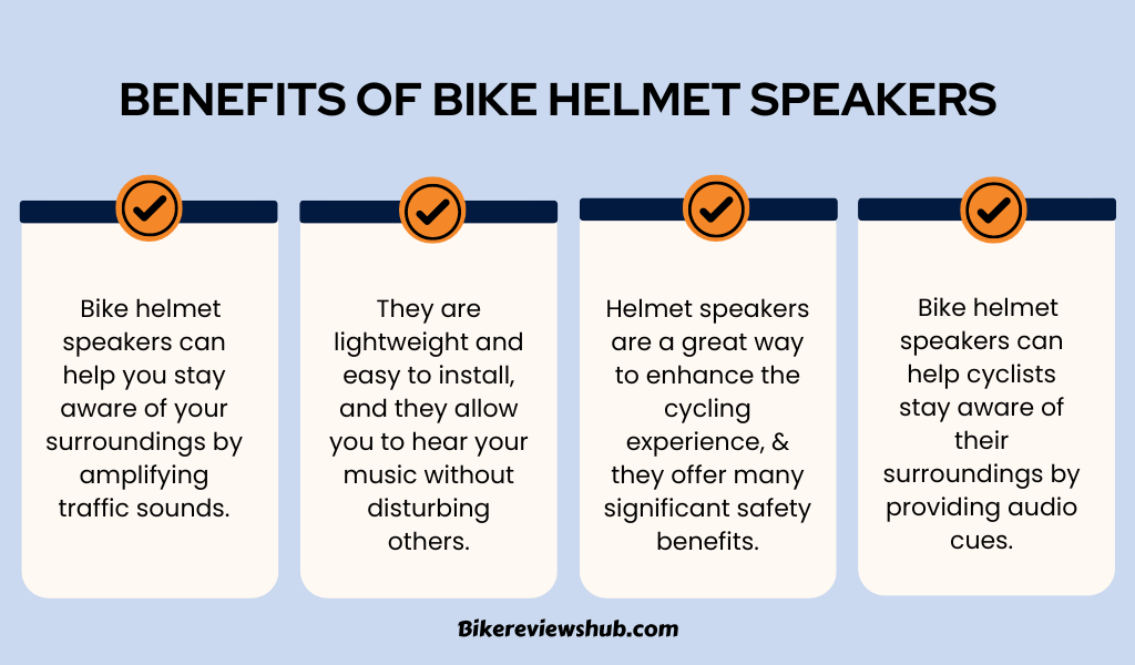 Benefits of Bike Helmet Speakers