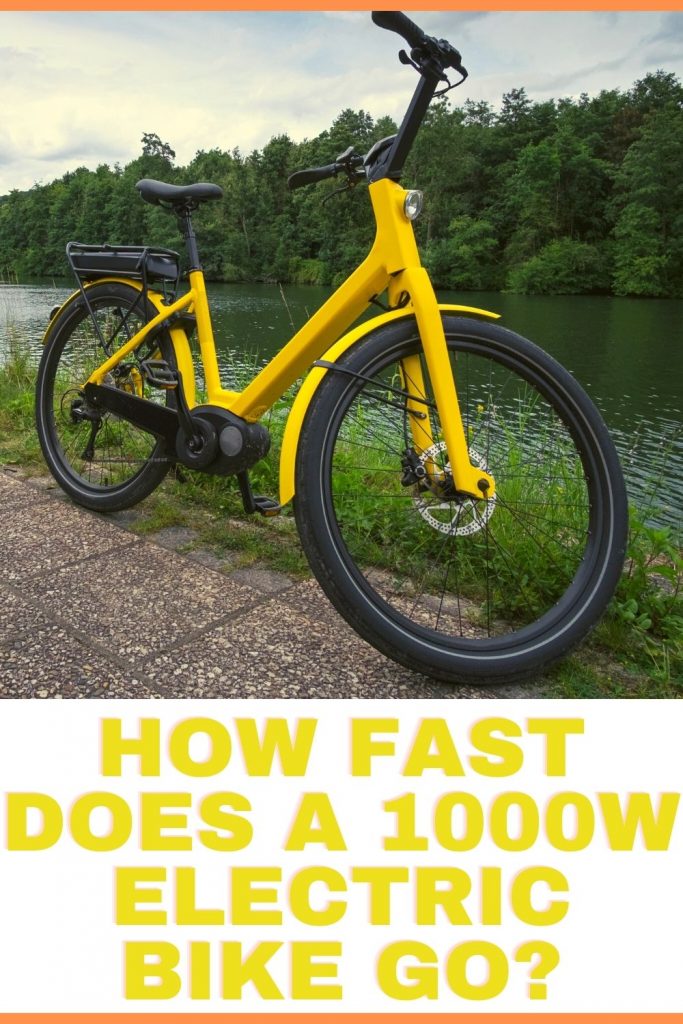 How fast does a 1000w electric bike go?