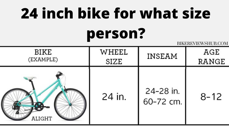 24 inch mountain bike for what size person