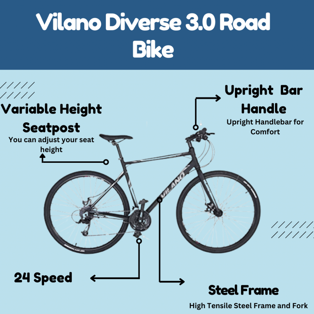 Vilano Diverse 3.0 Road Bike