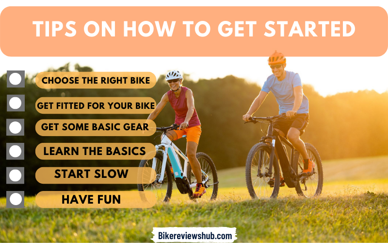 Tips on how to get started with mountain biking for exercise